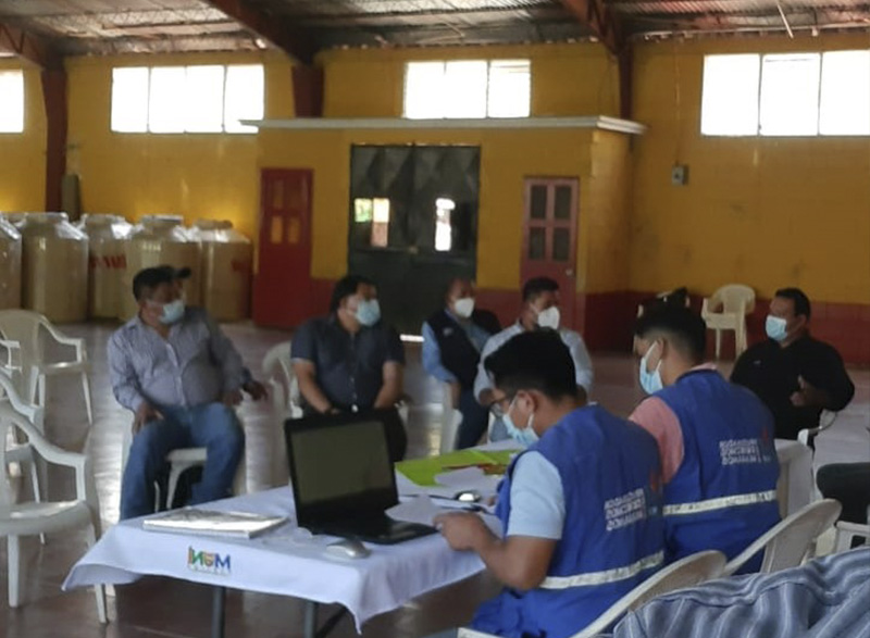 COPADEH en Baja Verapaz atiende caso de hidroeléctrica Jumina en Purulha