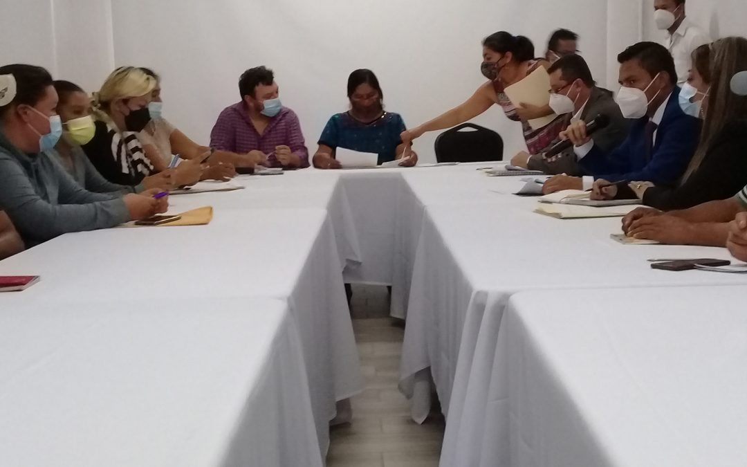 La DIDAC de COPADEH atiende citación de diputada Vicenta Jerónimo por doce casos