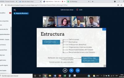 Profesionales de DIDEH Y DIFOPAZ recibieron capacitación a cargo de la OACNUCH