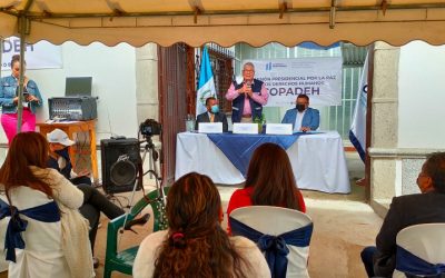 COPADEH fortalece la coordinación interinstitucional