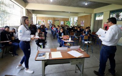 Conversatorios “Liderando por la Paz” a estudiantes en el departamento de El Progreso