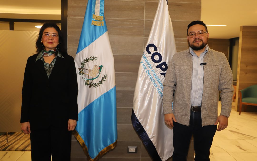 Director Ejecutivo de COPADEH recibe a la Secretaria Ejecutiva de la CIDH