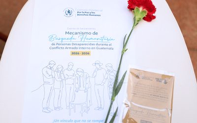 COPADEH lanza el Mecanismo de Búsqueda Humanitaria de Personas Desaparecidas durante el Conflicto Armado Interno 2026–2036