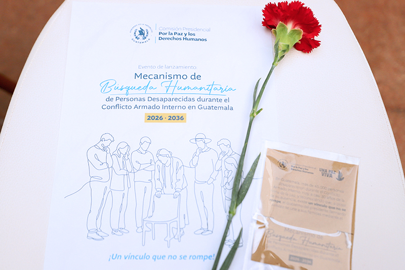 COPADEH lanza el Mecanismo de Búsqueda Humanitaria de Personas Desaparecidas durante el Conflicto Armado Interno 2026–2036